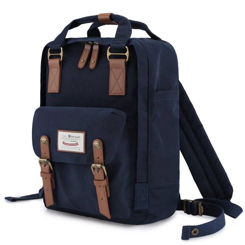 Himawari Backpack/Travel Backpack for Women 14.9" College Vintage Waterproof Bag ï¼Œ Work Backpack for 14inch Laptop (HIM-28#Dark blue) - Image 2